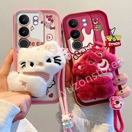 Ready Stock Phone Case VIVO V60 Lite VIVO Y21d VIVOV60Lite 5G 4G Soft Casing Cute Painted Plush Cart