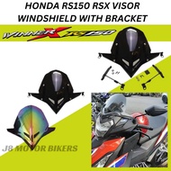 VISOR HONDA WINNER RS150 V1 V2 RSX WINNER X RS X VISOR WINDSHIELD WITH BRACKET