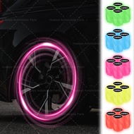 Fluorescent Car Valve Protect Caps Electric Vehicle Decor Tire Cover for Chery Tiggo 2 3 4 5 7 PRO 8