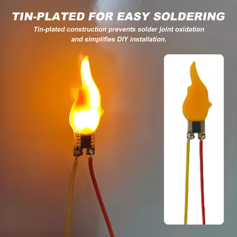 3/5/10PCS 3V LED Flame Effect Light Bulb 2200K Diode Flame LED Filament Light Bulb Accessories for H