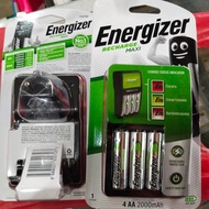 baterai charger set AA energizer