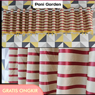 Gorden Poni Atas Pintu / Gorden Ventilasi Udara / Gorden pendek / Poni Gorden Atas pintu / Poni Jend