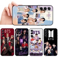 Soft black phone case for Samsung M42 M51 M54 M14 M34 M35 M55 M15 M62 A17 Kpop Boy Group Army Inspir