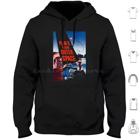 Plan 9 From Outer Space Hoodies Long Sleeve Depp Johnny Depp Cult Trash Movie Movies Grindhouse Amer