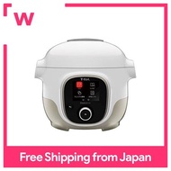 Tefal Electric Pressure Cooker 3L Built-in 250 Recipes Cook for Me White Pressure Cooking 7 Roles in 1 Unit CY8741JP