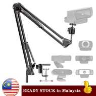 Desktop Suspension Boom Arm Mic Stand Scissor Mount Clamp For Logitech Webcam C922 C930e C930 C920 C
