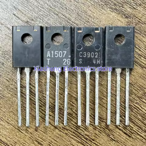 New Original 5Pairs 2SA1507 A1507 + 2SC3902 C3902 TO-126F Transistor In Stock Good Quality