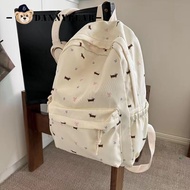 Home Homemade Puppy Backpack Milk Huhu Girl Backpack All-Match Treasure Dachshund Dog Student School