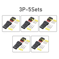 Soket Sambungan Socket Konektor Pin Kabel Terminal Waterproof Mobil Motor Male Female Connector 1 2