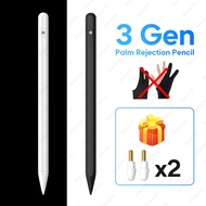 ปากกาipad Palm Rejection Smart Pen For Stylus ปากกาipad Apple Pencil For iPad Pro 11 12.9 2020 For Stylus Touch Pen For iPad Air 3 2019 10.2 mini 5 ปากกาipad White and gift