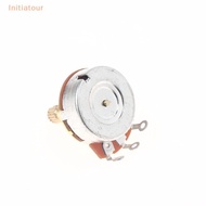 [Initiatour] 1Pcs Guitar Potentiometer Pot Low Torque And Low Noise Smooth Feel Brass Shaft A500K A2