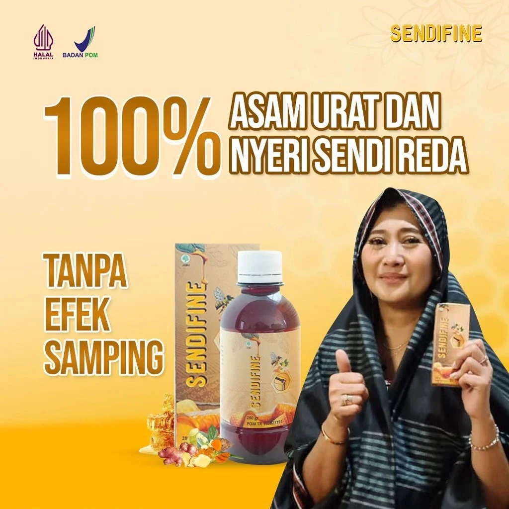 Sendifine Obat Nyeri Sendi Pinggang Lutut Asam Urat