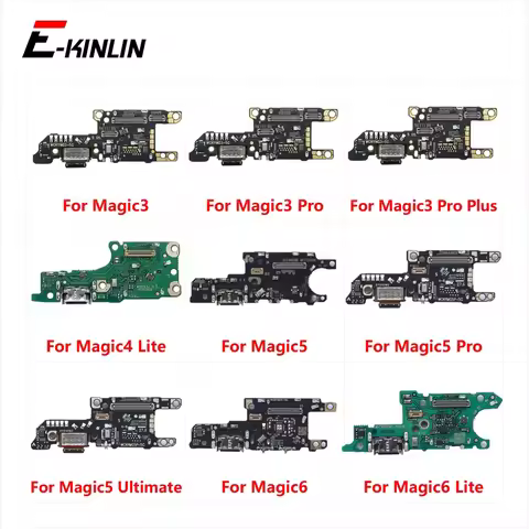 USB Charging Port Connector Board Parts Flex Cable For HuaWei Honor Magic3 Magic4 Magic5 Magic6 RSR 