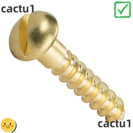 CACTU Wood Screws Chipboard  Slotted Drive Fasteners Solid Brass