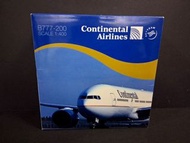 最後一盒 Continental Airlines B777-200 Scale:1/400 飛機模型（已售出一盒）可以順豐到付