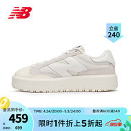 NEW BALANCE NB官方男鞋女鞋CT302系列运动休闲百搭增高板鞋 米 色 CT302RB 38.5(脚长24cm)