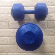 Plastic dumbbells 1 piece 8kg