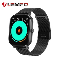 สมาทวอช LEMFO DT35 Smart Watch 2020 PPG ECG Bluetooth Call 24-Hour Heart Rate Monitor DIY Watch Face For Men Android สมาทวอช Silver silicone