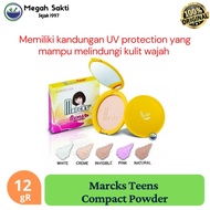 Marcks Teens CREAM / KRIM - Bedak Padat Marcks Teens UV / Marcks Compact Powder Teens