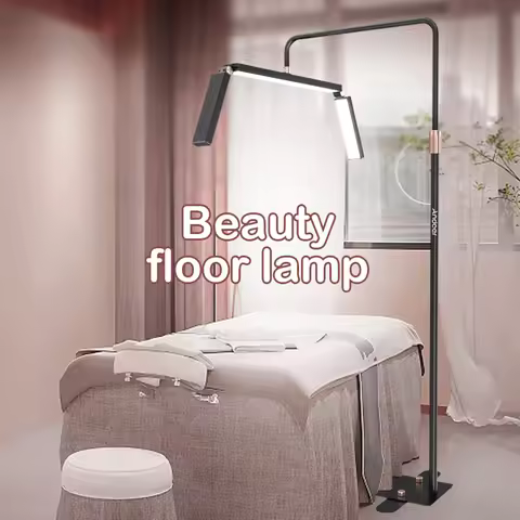 Andoer HD-M9X 40W Floor LED Video Light Foldable Fill Light Beauty Floor Moon Lamp 3200K-5600K Dimma