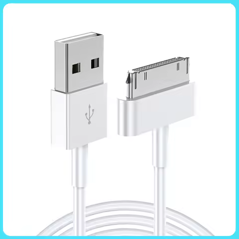 【Fast Delivery】30 Pin Fast Charging Cable USB Data Sync Data Cord For Phone 4/4S Pad 1/2/3/4 Pod Nan