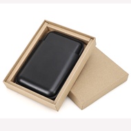 CONTACTS FAMILY Genuine Leather 4-Finger Cigar Case Travel Portable Humidor Box Cowhide Cigar Storag