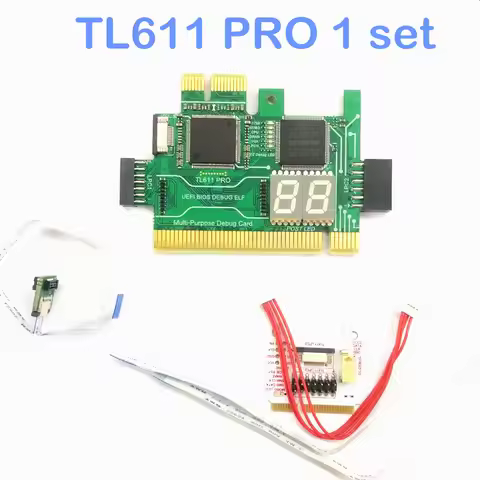 Multifunction LPC-DEBUG Card PCI PCI-E LPC Motherboard Diagnostic TL611 Pro Analyzer Tester card dia