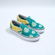 Sepatu Sneakers Pria Vans Slip On Skate One Aloha Marine Gold Oriiginal RESMI 100%