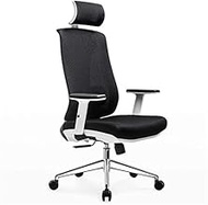 Office Chair Ergonomic Computer Chair,Home Swivel Chair,Waist Support Boss Chair,Office Chair,Gaming Chair (Color : Black) hopeful