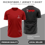!!!NEW!!! Ninjavan Roundneck Short Sleeve T-Shirt / Microfiber/ Jersey / DryFit / Front & Back Desig