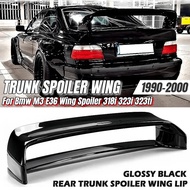 For Bmw M3 E36 Wing Spoiler 1990-2000 318i 323i 323ti Sedan / Coupe Sports Spoilers Gt Silver Rear T