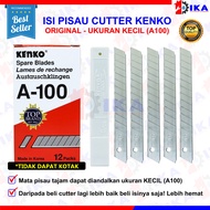 ISI MATA PISAU CUTTER KENKO ASLI L-150 BESAR & JOYKO A 100 KECIL/SILET TAJAM KUALITAS BAGUS 1KTK