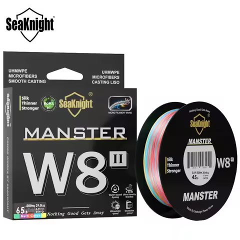 SeaKnight Brand W8 II Series Fishing Line 8 Strands 500m 300m anti-UV anti-saltwater Coating, Multif