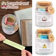 Hope Jar Glass Scripture Jar Pretty Prayer Jar Blessings Jar for Emotions and Feelings SHOPTKC9474