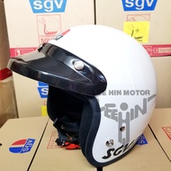 100% Original SGV 99 Motor cycle Helmet Topi ( Pearl White )