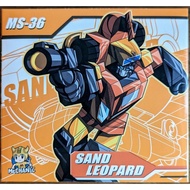 Dr. Wu x Mechanic Toy MS-36 Sand Leopard ( Transformers Sandstorm ) G1 legend scale
