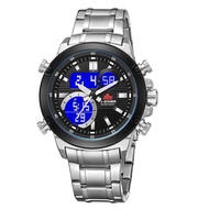 COD GRATIS ONGKIR JAM TANGAN D-ZINER ORIGINAL 8333 PRIA SILVER