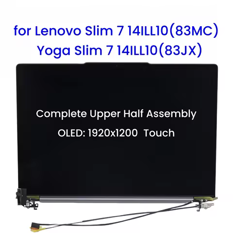 14" for Lenovo Slim 7 14ILL10(83MC) / Yoga Slim 7 14ILL10(83JX) Complete Upper Half OLED Touch Scree