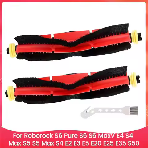 ABJT-Main Brushes For Roborock S6 Pure,S6, S6 Maxv, E4,S4 Max, S5, S5 Max, S4, E2, E3,E5 E20 E25 E35