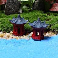 【SPGH】 2pcs Mini Torii Gate Japanese Garden Ornaments - Micro Stone Gazebo Shelf Hot