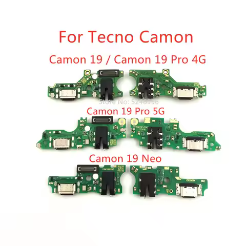 1pcs USB Charging Port Base Charger For Tecno Camon 19 Tecno Camon 19 Pro 4G Tecno Camon 19 Pro 5G T