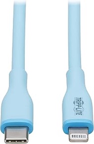 Tripp Lite Safe-IT USB-C to Lightning Charge Cable for iPhone & iPad, Male-to-Male Cable, MFi Certif