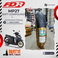 PAIR FDR MP27 AUTOMATIC MOTORCYCLE TIRE UNIT/ Ring 14 90/80 100/80 SOFTCOMPOUND MATIC VARIO MIOBEAT