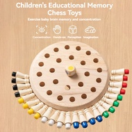 Memory Match Stick Chess Game 3D Puzzle Chess Wooden Montessori