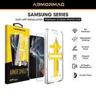 ARMORMAD Samsung Screen Protector Armor Shield 9H + Easy App for Samsung A52 / S20 / S21 FE / S22 / 