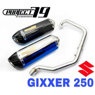 Project79 Exhaust Suzuki GIXXER250 SF250 Ekzos Full System Stainless Steel Tabung Muffler Accessorie