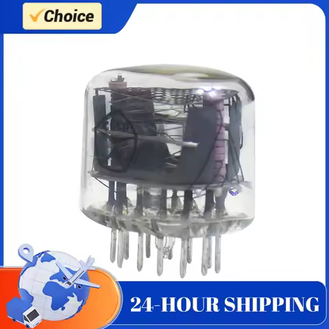 1Pcs IN-12 IN12 Glow Tube Glow Tubes Symbol Tube Nixie Tube Clock Glow Tube for Glow Clock Nixie Dig