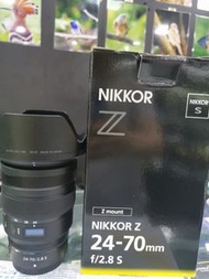 行貨過保養 Nikon Z 24-70mm F2.8 S 24-70 mm f2.8S 有盒適用於Z5 Z6 Z7 Z8 Z9