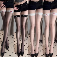 Women Sexy Bow Over-the-knee Stockings - Sweet Girls Lolita JK Cosplay Socks - Spicy Girls Elastic S
