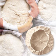 OXXGGKAO Set Of 5 Sourdough Bread Proofing Basket Liners Round Cloth Covers Dough Proofing Cloth For